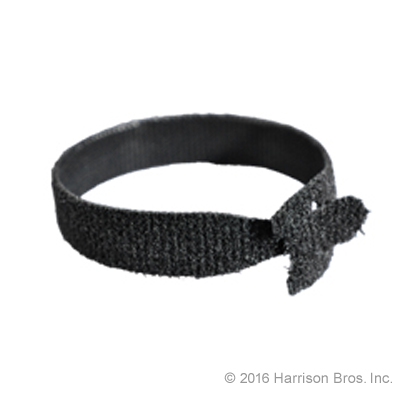 Black-Velcro One Wrap Strap-18 IN-Roll of 12 [K003] - $9.99 