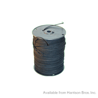 Cotton Tie Line-Black-1000 FT Spool-Unglazed [SC23] - $38.14 